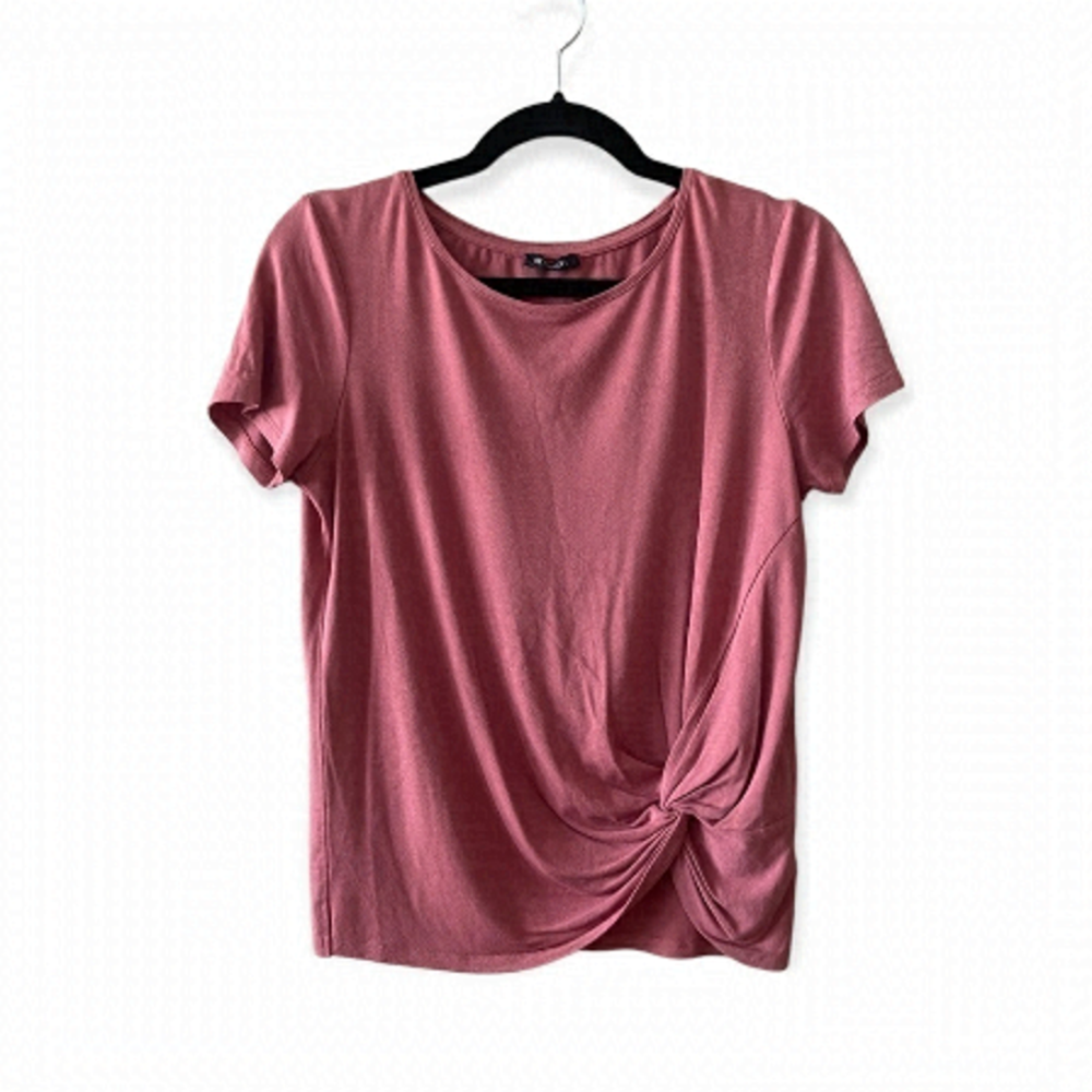 𝅺⭐️2 FOR $20⭐️ Dynamite Mauve Pink Tie Side Top. Size Medium EUC